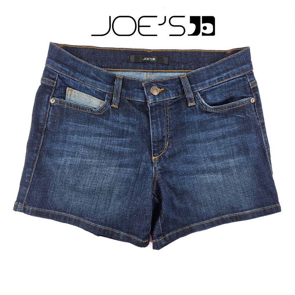 Joe’s Jeans Rendall Wash Mid-rise Denim Shorts • 26